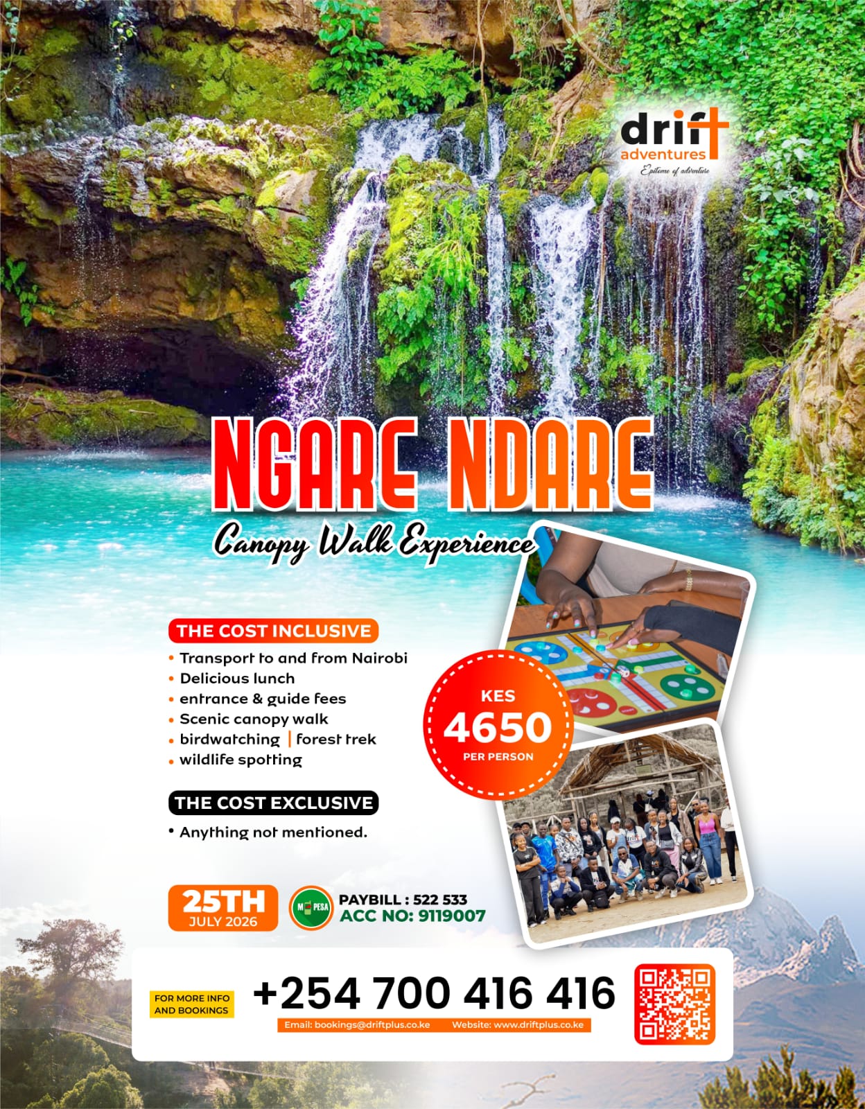 Ngare Ndare Canopy Walk Experience